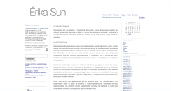 Desktop Screenshot of erikasun.com